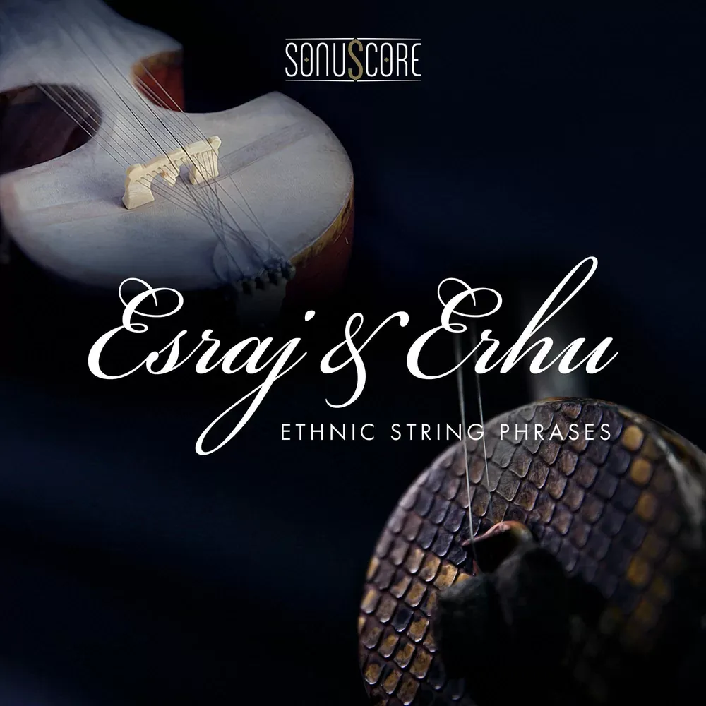 Artwork de Esraj y Erhu Ethnic String Phrases del World Music Bundle de SonuScore