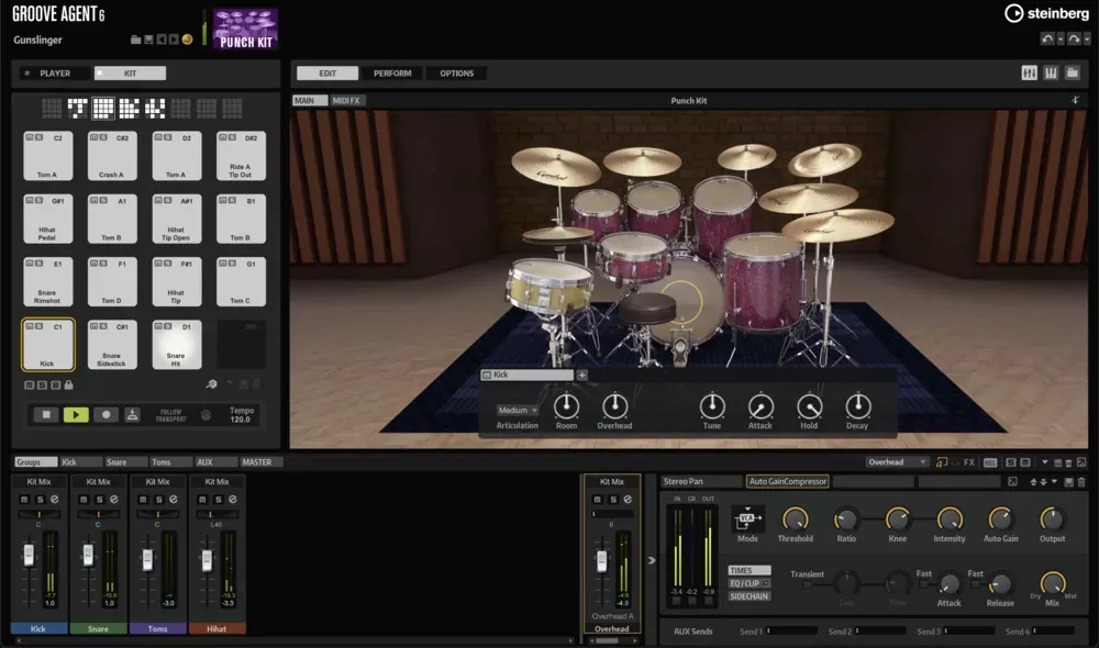 Steinberg Groove Agent 6 batería virtual