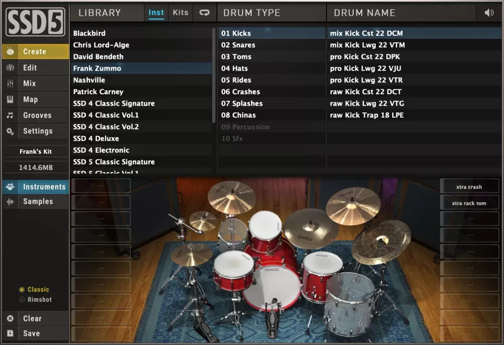 Expansión Frank Zummo para Steven Slate Drums