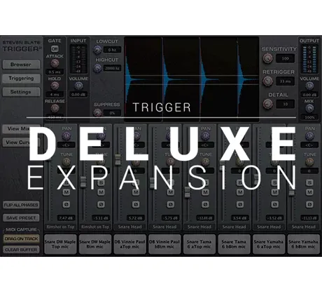 Steven Slate TRIGGER 2 Deluxe – Pack de Expansión de Batería para TRIGGER 2
