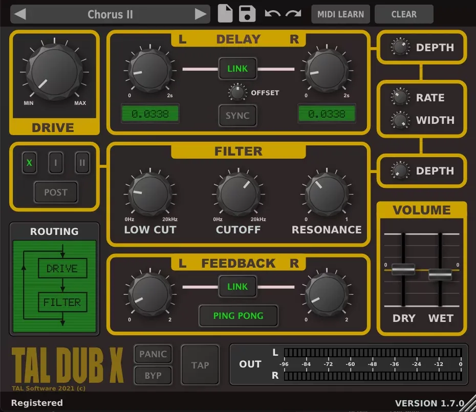 Delay con carácter y control total