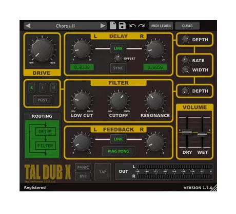 TAL Dub-X Delay – Delay