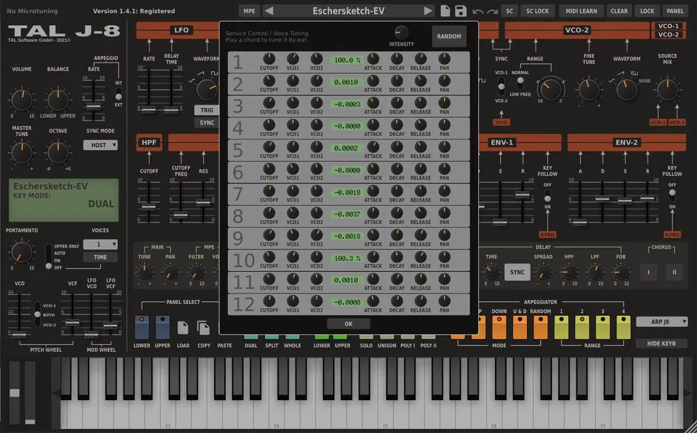 Emulación fiel del Jupiter 8