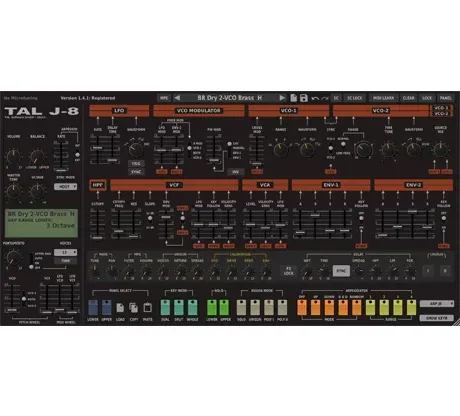 TAL J-8 Jupiter-8 – Sintetizador Virtual