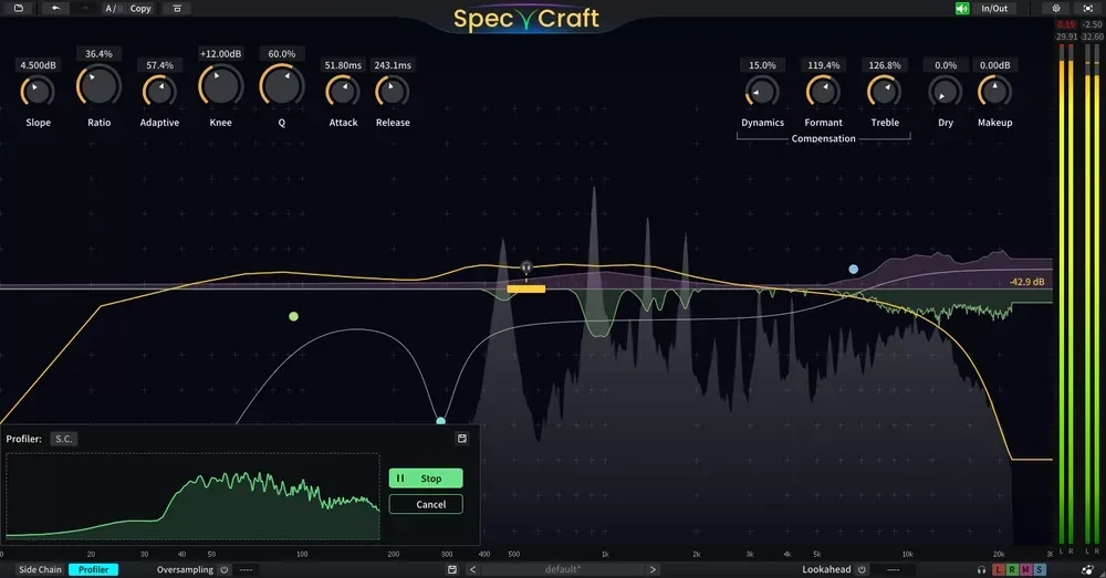 Compensación espectral de SpecCraft