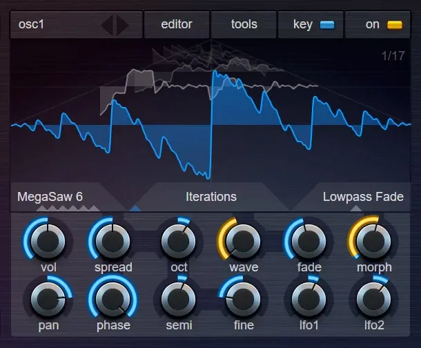 Wavetables 3D de Icarus