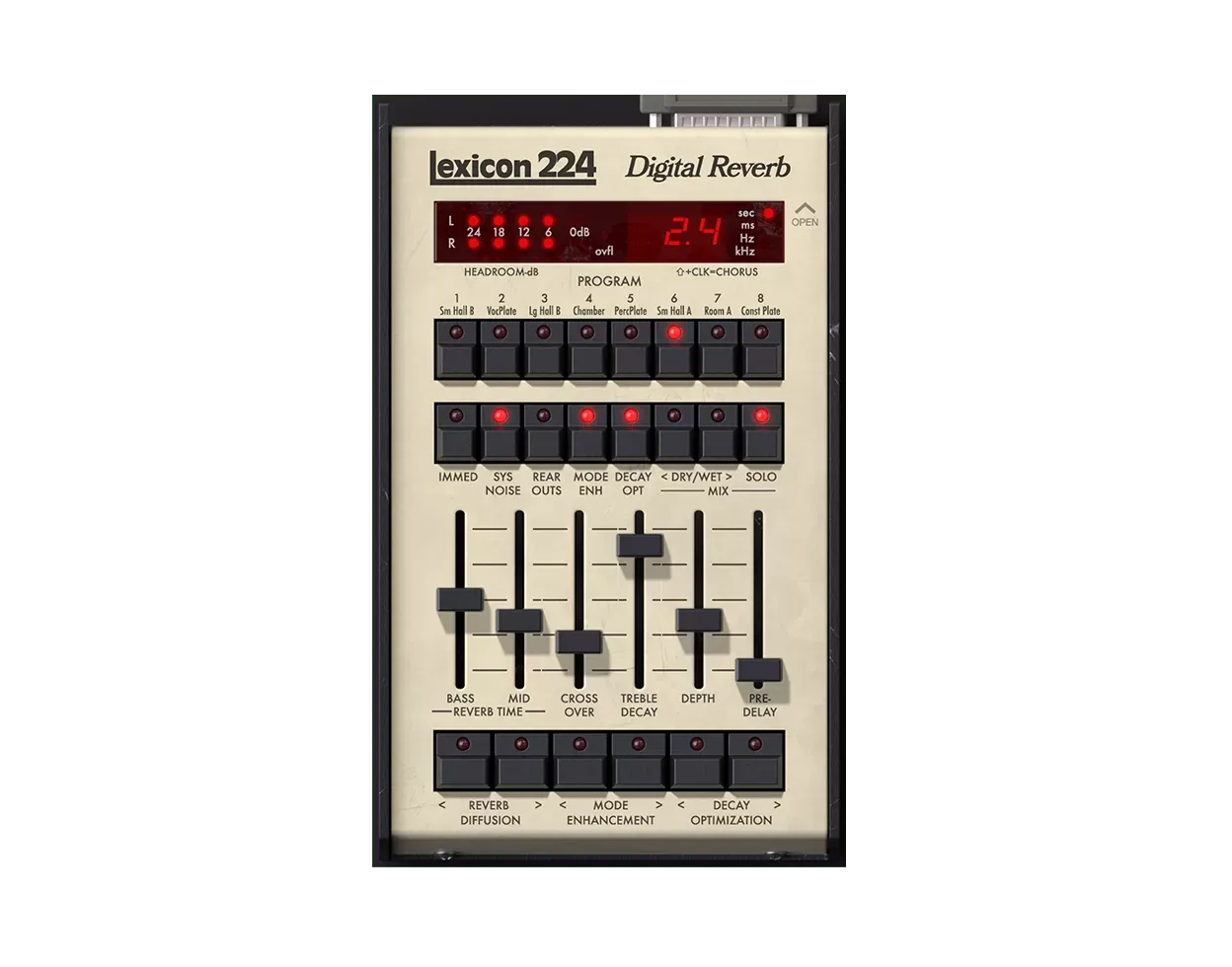 Universal Audio Lexicon 224 Digital Reverb – El Reverb Digital que Def