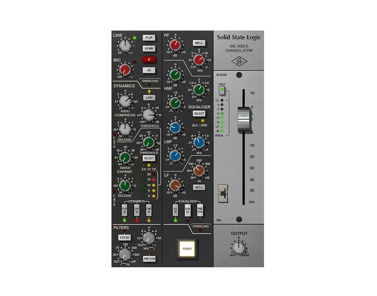 Universal Audio SSL 4000 E Channel Strip – Channel Strip de Consola SS