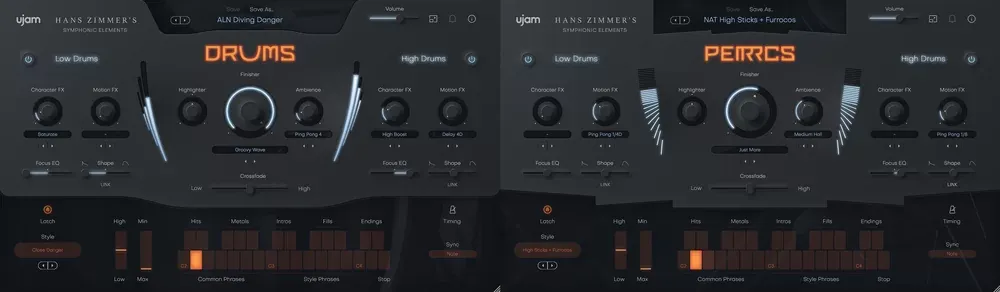 UJAM Hans Zimmer's Drums & Percussion Bundle – Pack de Batería y Percusión Cinematográfica