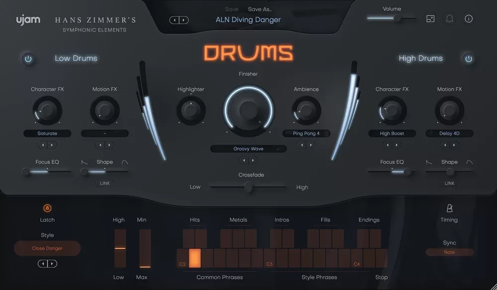 Motores UJAM y diseño de sonido
