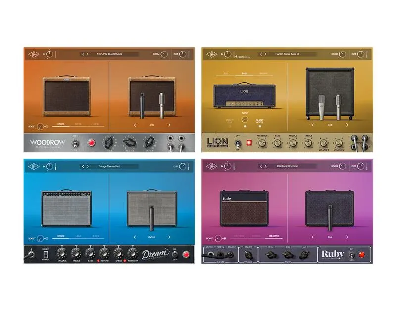 Universal Audio UAD Guitar Amp Bundle V2 – Colección de Amplificadores de Guitarra