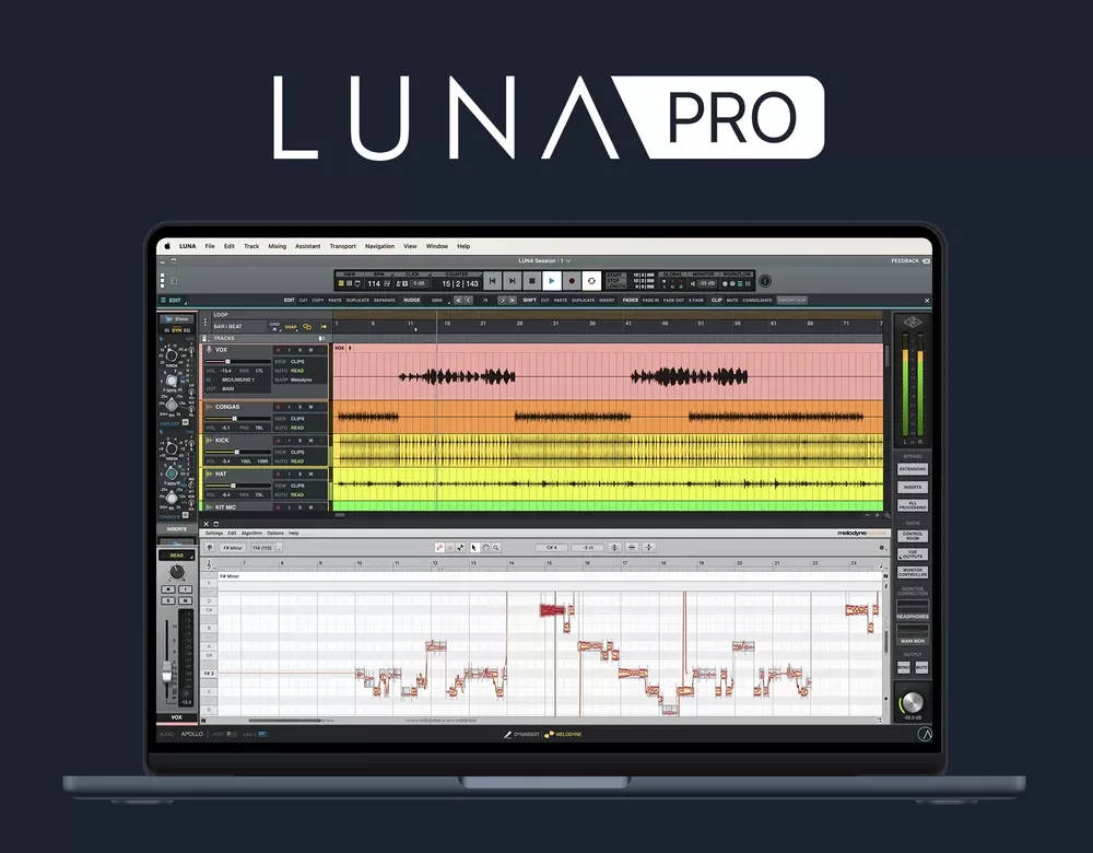 Un verdadero estudio analógico dentro de LUNA