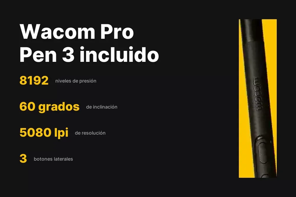 Wacom Pro Pen 3 incluido con la MovinkPad 11