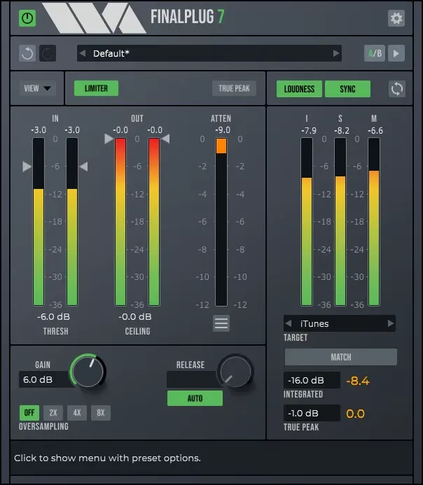 Maximización de volumen simple y transparente