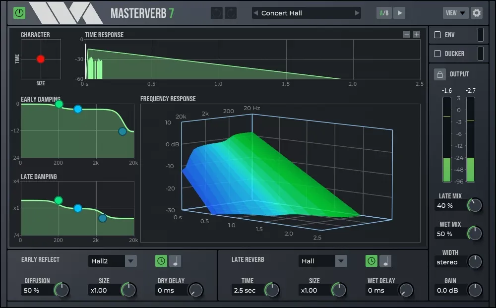 Wave Arts MasterVerb 7 – Reverb Multi-Algoritmo Hall y Plate