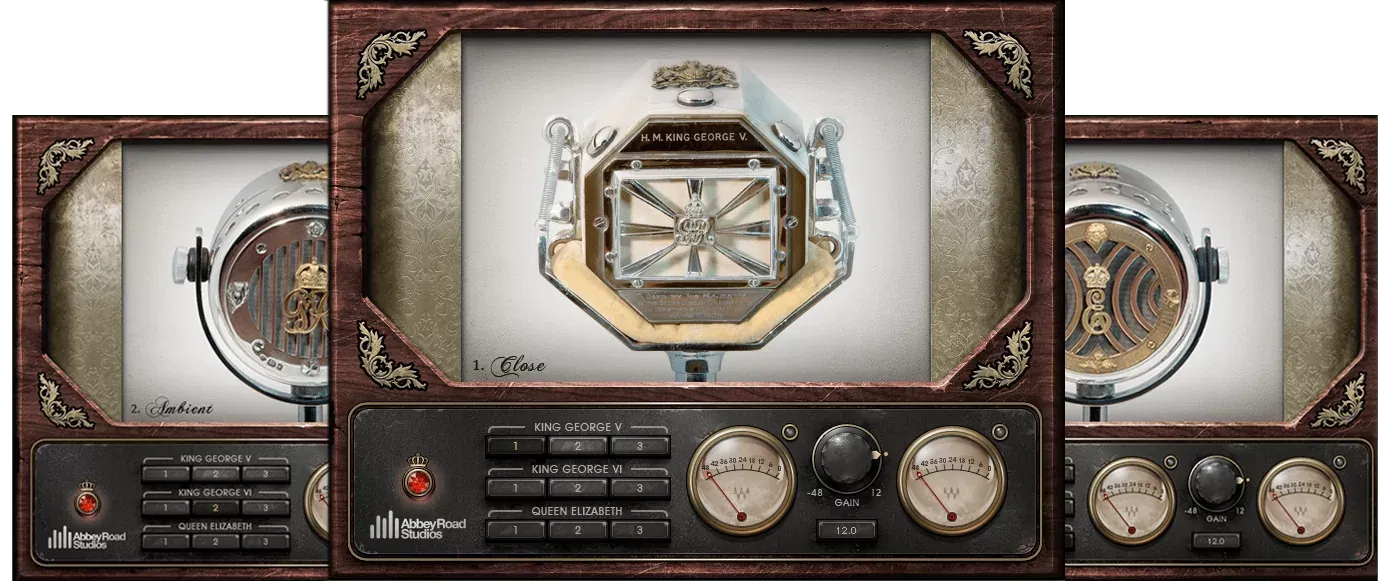 Waves Abbey Road King's Microphones interfaz del plugin