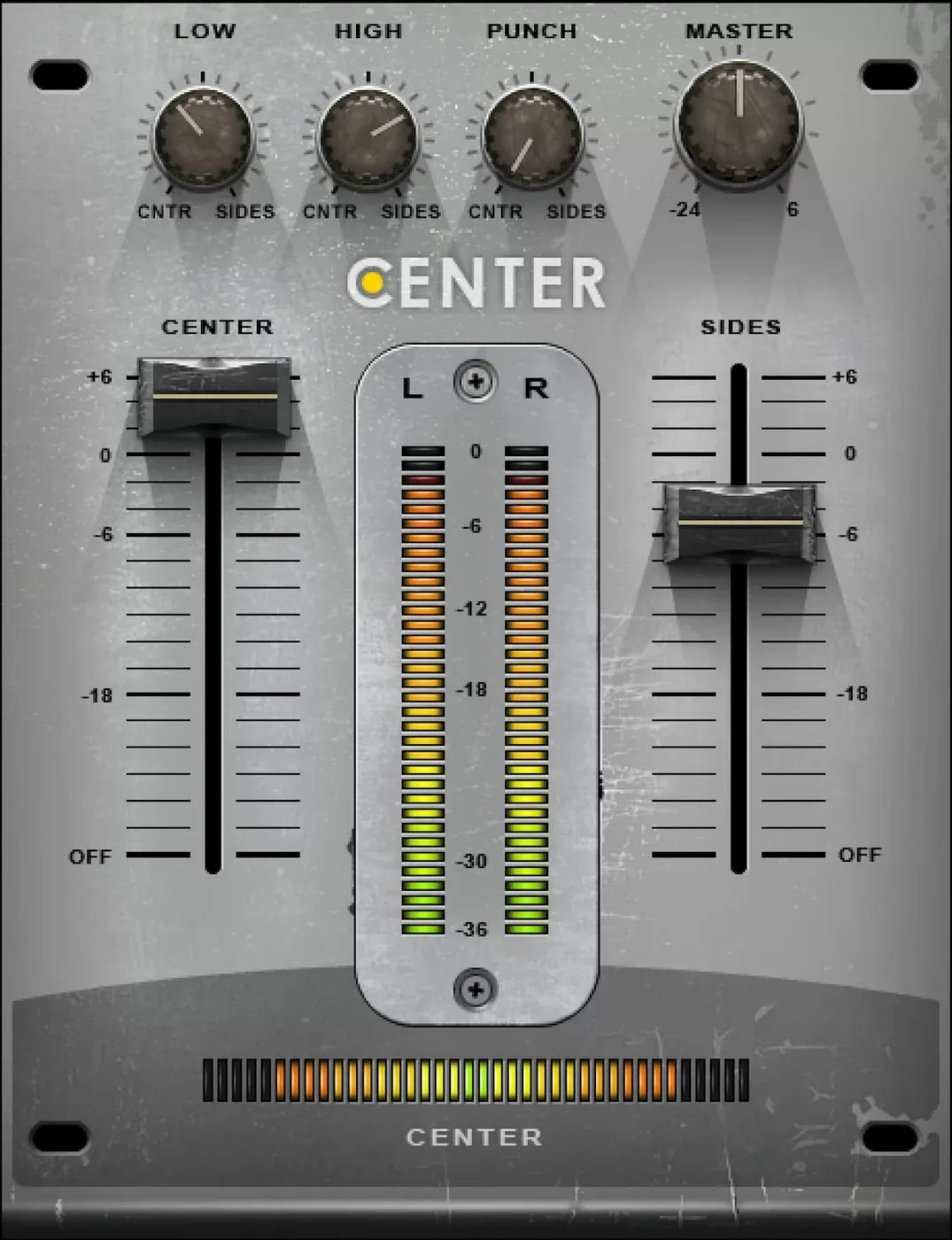 Waves Center interfaz del plugin