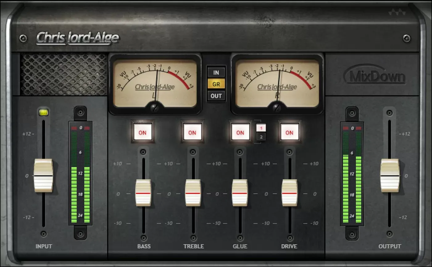 Waves CLA MixDown interfaz del plugin