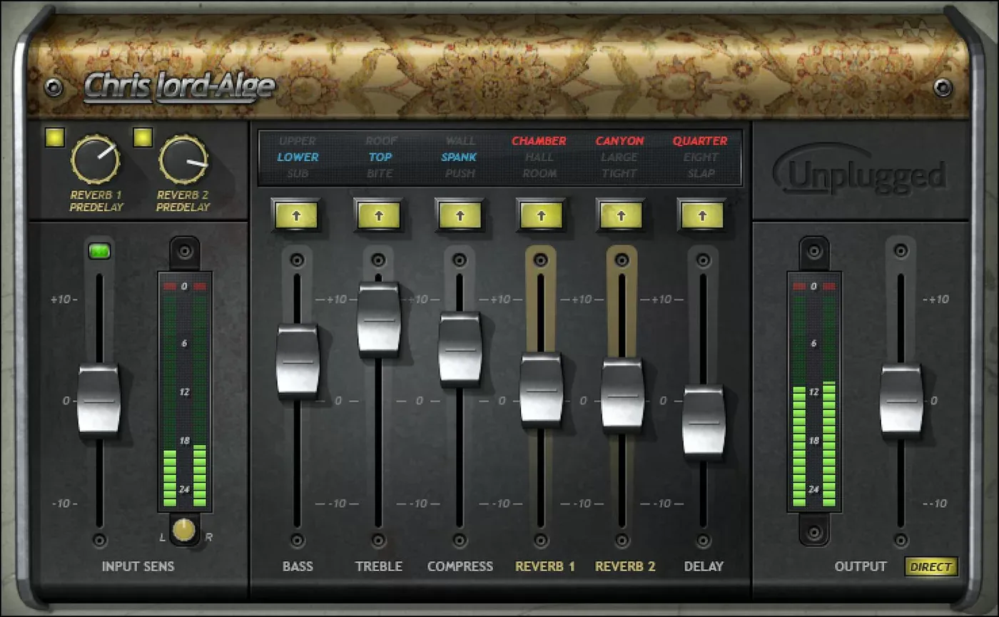 Waves CLA Unplugged interfaz del plugin