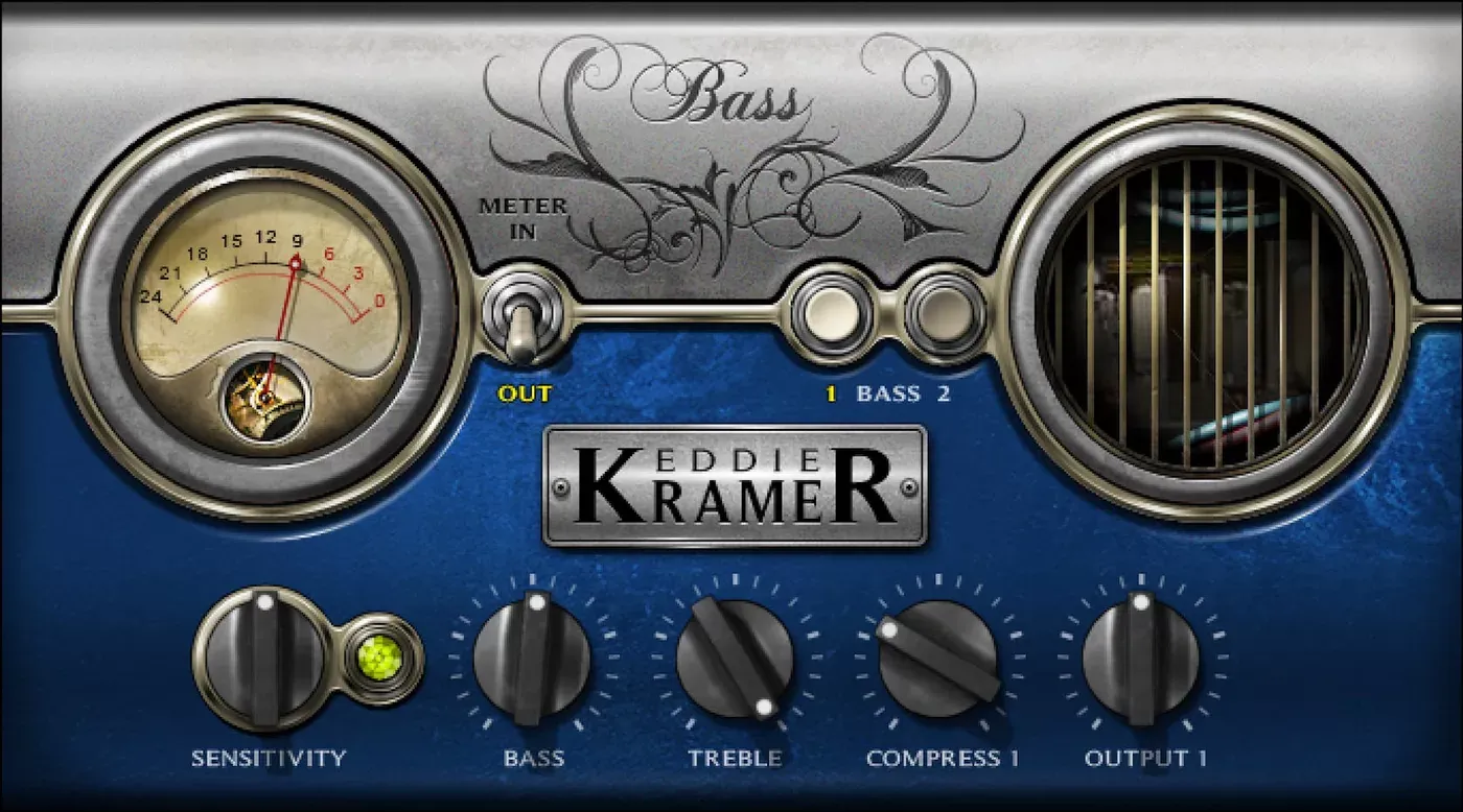 Waves Eddie Kramer Bass Channel interfaz del plugin