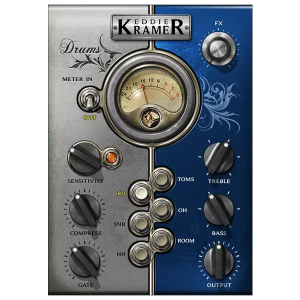 Waves Eddie Kramer Drum Channel interfaz del plugin