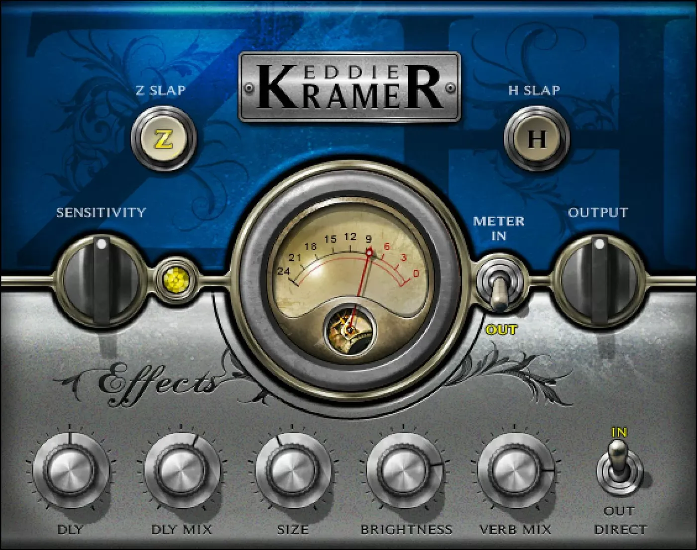 Waves Eddie Kramer Effects Channel interfaz del plugin