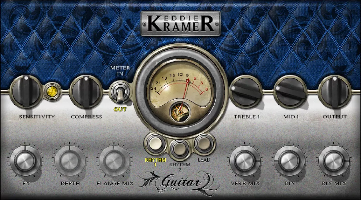 Waves Eddie Kramer Guitar Channel interfaz del plugin