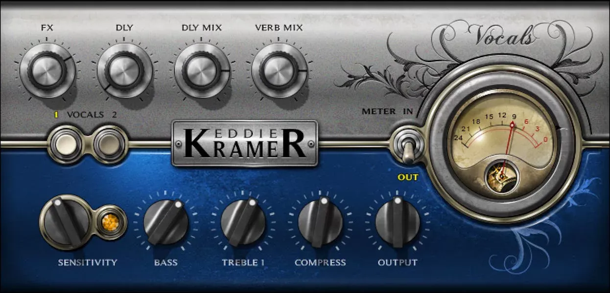 Waves Eddie Kramer Vocal Channel interfaz del plugin