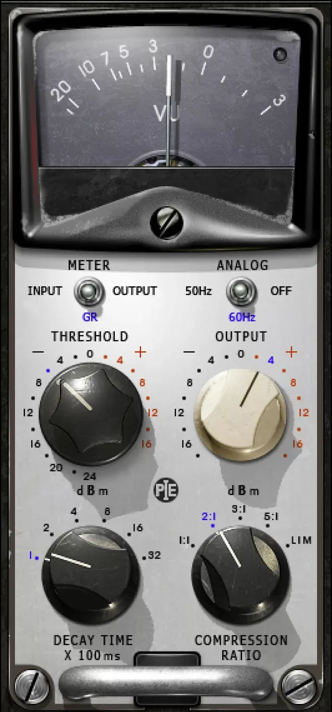 Waves Kramer PIE Compressor interfaz del plugin