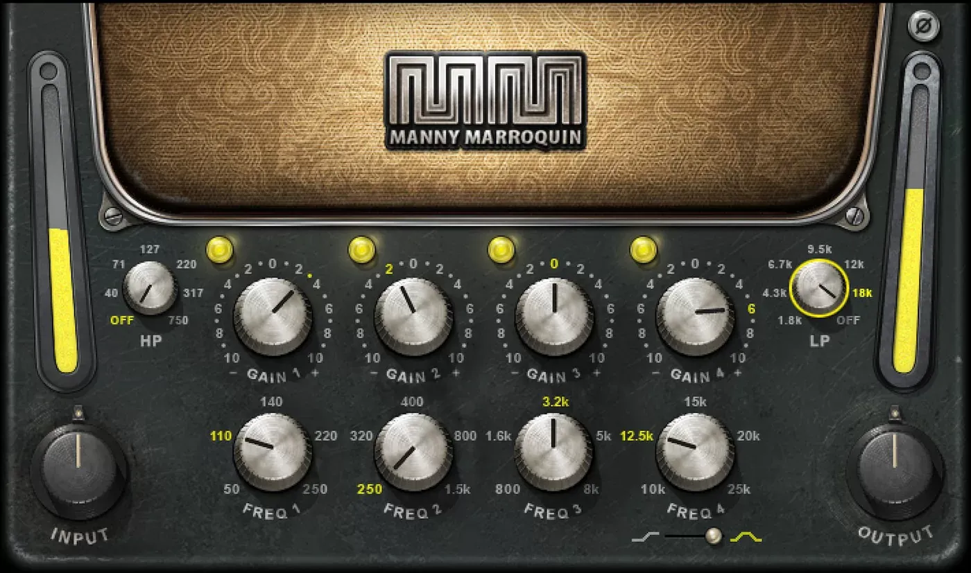 Waves Manny Marroquin EQ interfaz del plugin