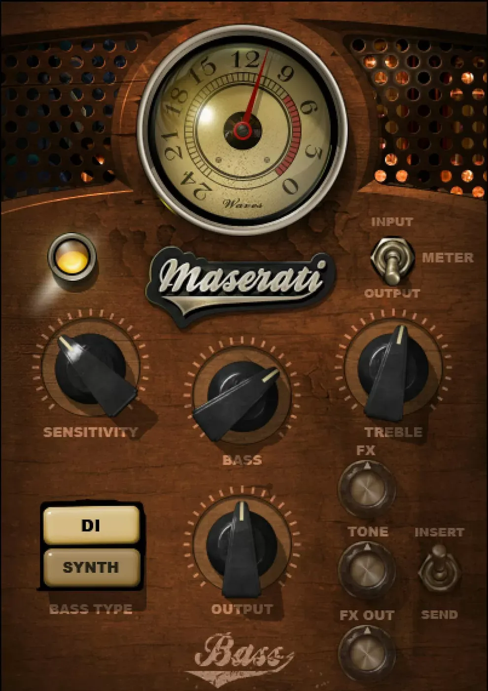 Waves Maserati B72 interfaz del plugin
