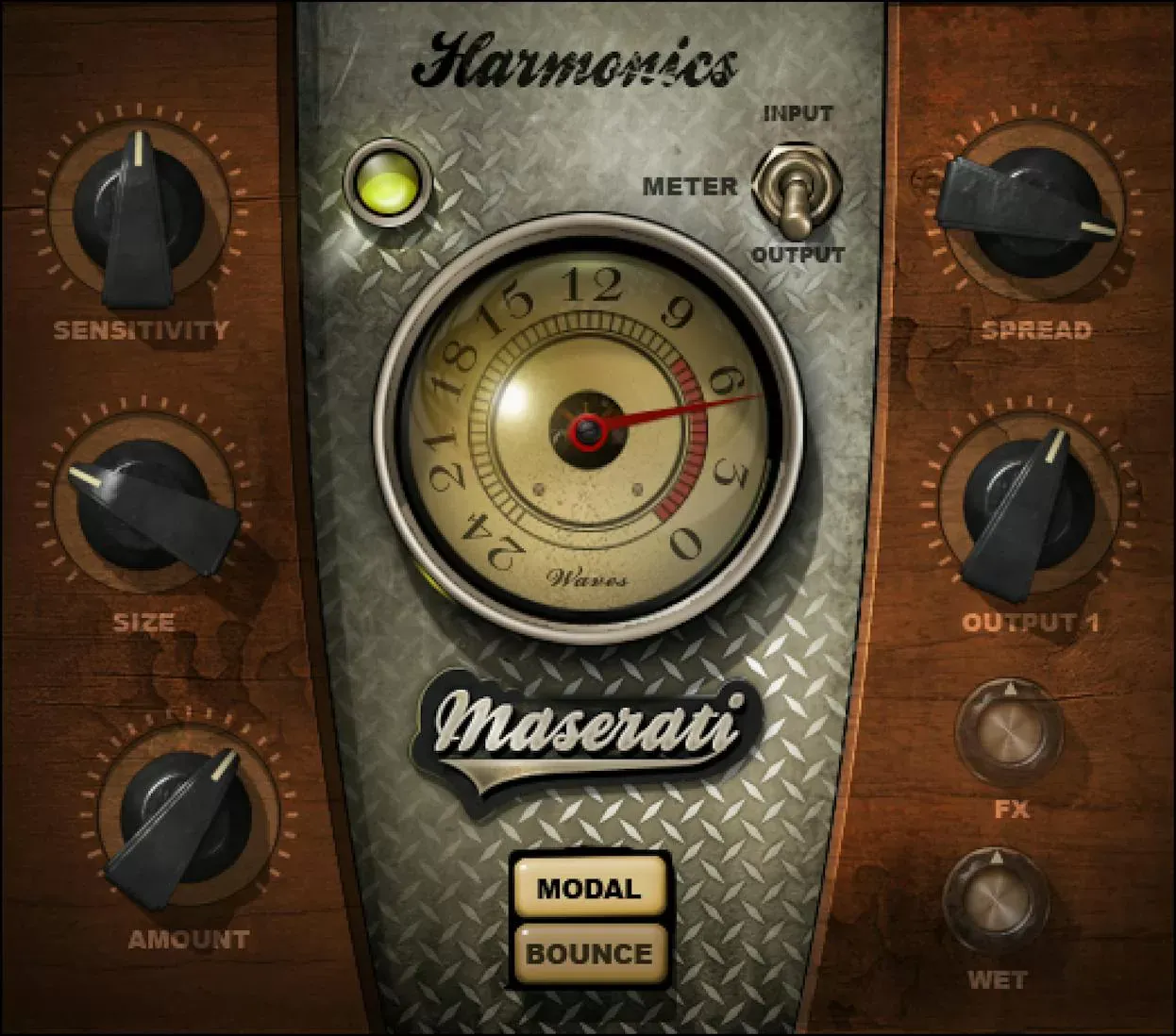 Waves Maserati HMX interfaz del plugin