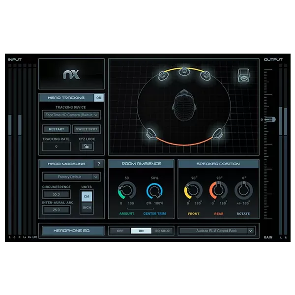 Waves Nx Virtual Mix Room over Headphones interfaz del plugin