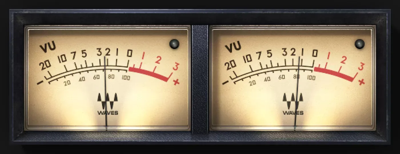 Waves VU Meter interfaz del plugin