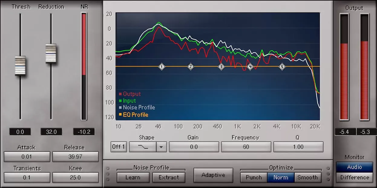 Waves Z-Noise interfaz del plugin