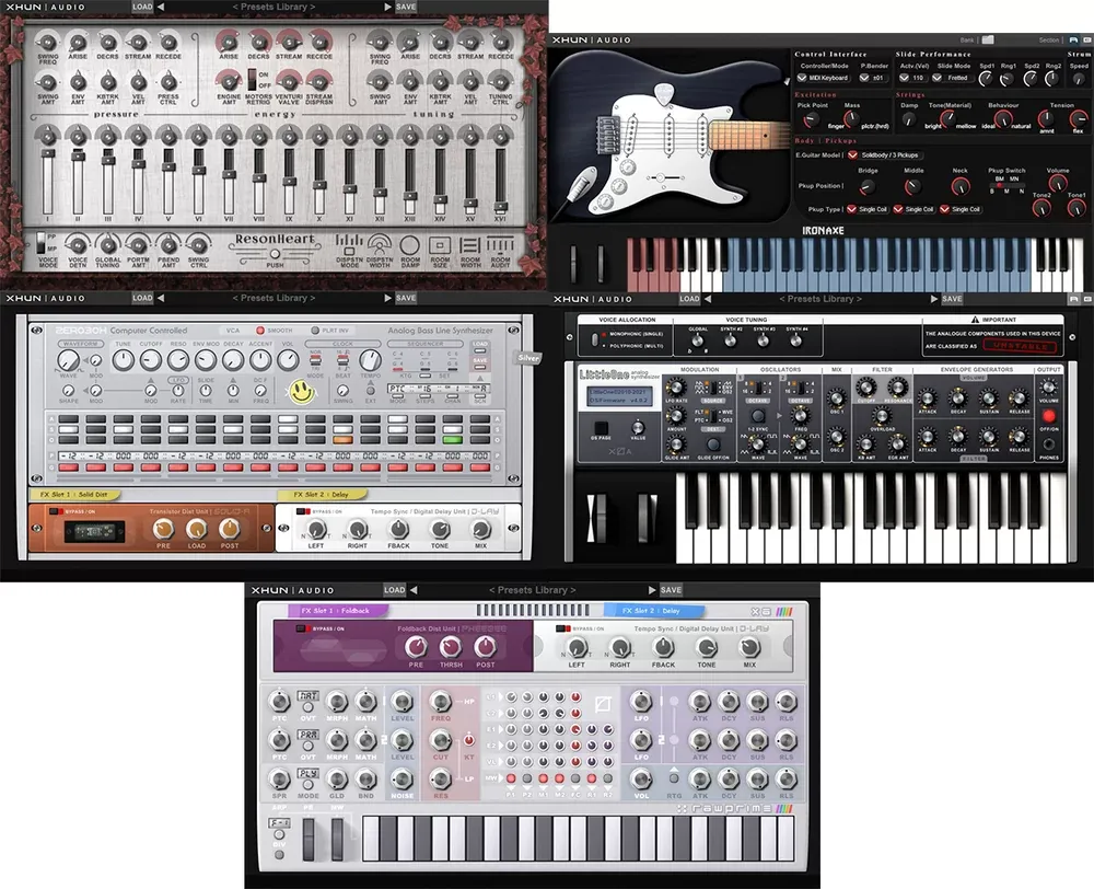 Xhun Audio Instruments Bundle – Colección de Instrumentos y Sintetizadores Virtuales