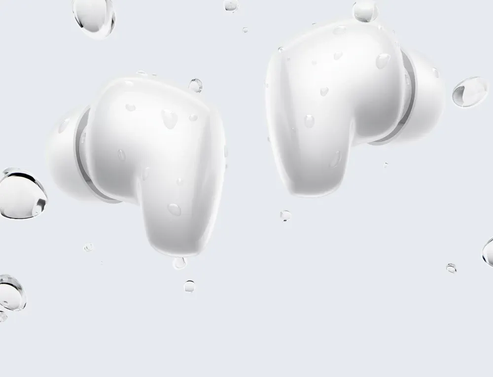 Audífonos Redmi Buds 6 Play con gotas de agua, resistencia IPX4
