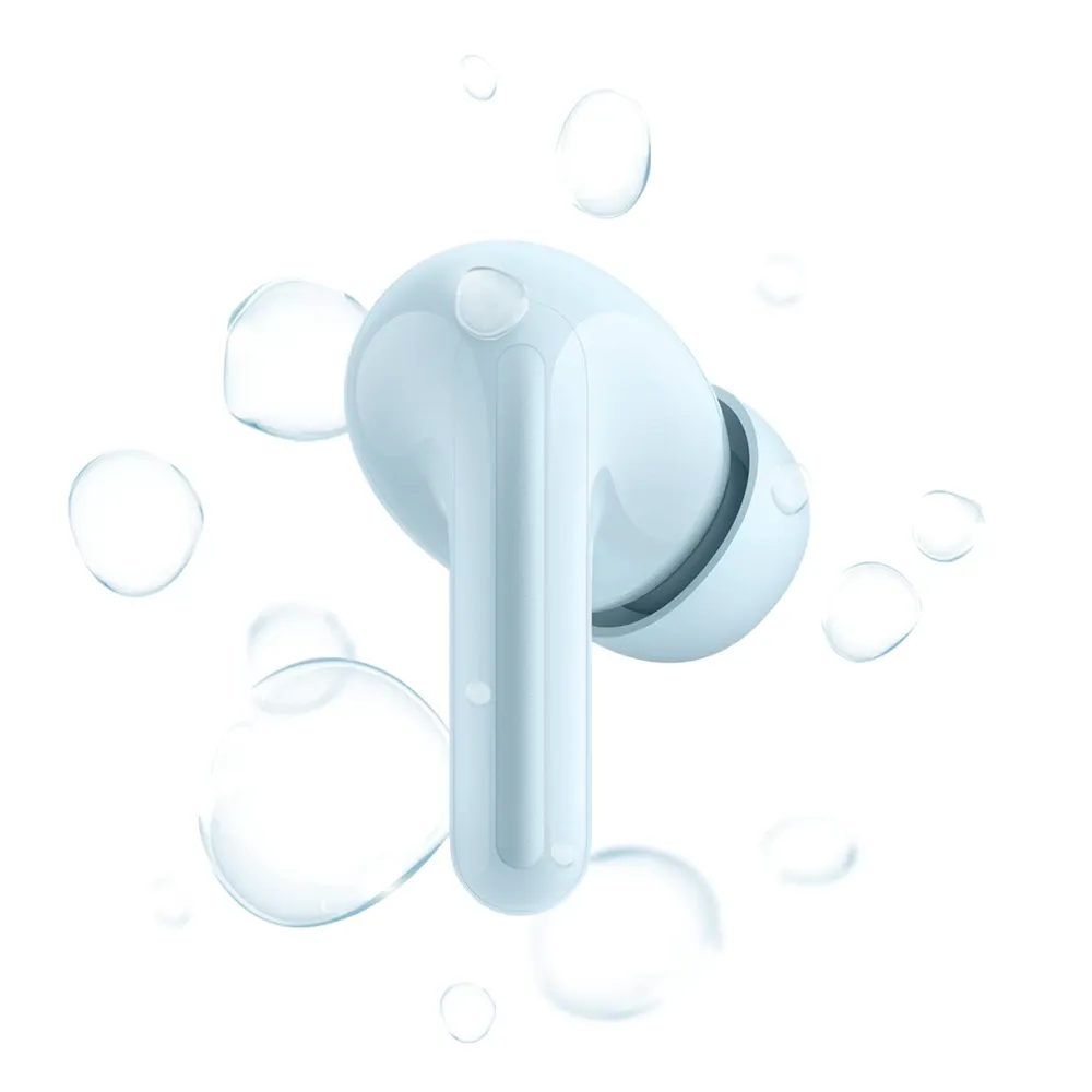 Audífono Redmi Buds 8 Lite con gotas de agua, resistencia IP54